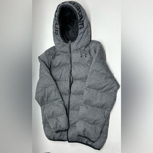 Under Armour Puffer Jacket Boys, Medium 10/12, Grey